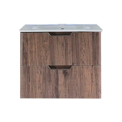 [MUE-UNI-MUE-24] MUEBLE PARA BAÑO EN MDF 60 CM X 46 CM X 52 CM SIN ESPEJO CEDRO OSCURO REF. MUE-24 MARCA UNIQUE
