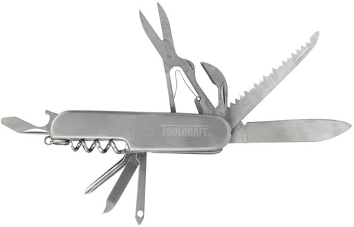 [NAV-TOO-TC0674] NAVAJA TIPO SUIZA 21 EN 1 ACERO INOX REF. TC0674 MARCA TOOLCRAFT