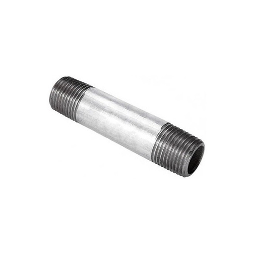[NIP-FER-3.4X12] NIPLE GALVANIZADO 3/4" X 12" ROSCADO ( UNIDAD ) MARCA FERREINOX