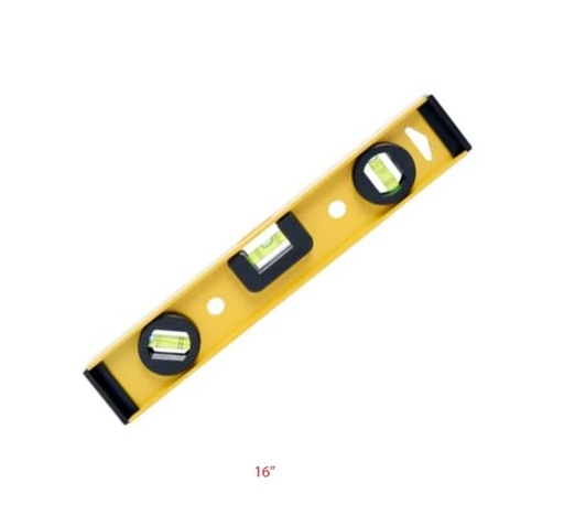 [NIV-FIR-ALU-16F] NIVEL DE ALUMINIO 16" (40 CM) MARCA FIRM GRIP