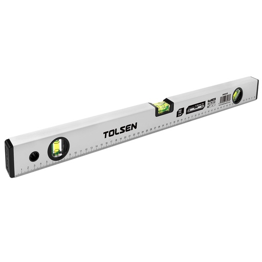 [NIV-TOL-35221] NIVEL DE ALUMINIO 40 CM - 16" - TRES VIALES 90°, 180°, 45° REF. 35221 MARCA TOLSEN