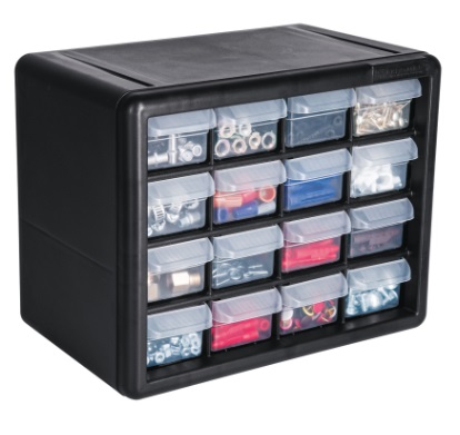 [ORG-TRU-11851] ORGANIZADOR DE 16 GAVETAS DIMENSIONES 27 X 22 X 16 CM (8 SEP) MOD. ORG-16 REF. 11851 MARCA TRUPER