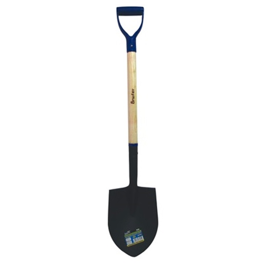 [PAL-BRU-73181] PALA REDONDA MANGO PVC DE 10" X 12" REF. 73181 MARCA BRUFER