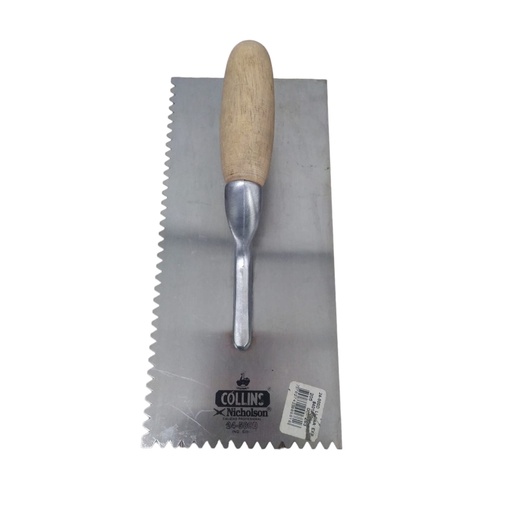 [PAL-COL-24-500D] PALUSTRA DENTADA MANGO MADERA REF. 24-500D COD. 006816 MARCA COLLINS