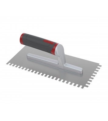 [PAL-COR-62168] PALUSTRA-LLANA DENTADA ACERO-INOX 26CM X 12CM MANGA DE PLASTICO A. REF.62168 CORTAG RT