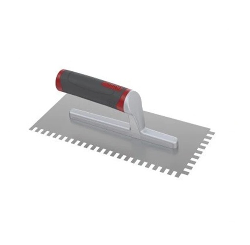 [PAL-COR-62171] PALUSTRA-LLANA DENTADA ACERO-INOX 12CM X 12CM MANGA DE PLASTICO REF.62171 CORTAG RT