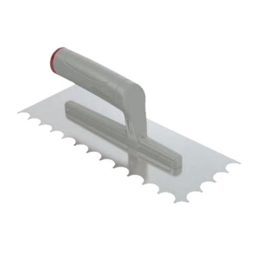 [PAL-COR-62172] PALUSTRA- LLANA ACERO INOX R-10 29CM X10,5 CM MANGO DE PLASTICO ABIERTO REF 62172 / 421729 CORTAG RT