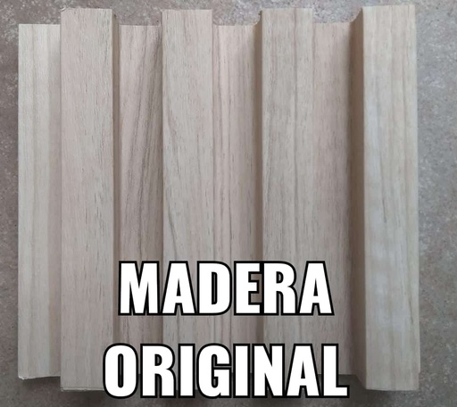 [PAN-GEN-2021022509-3] PANEL PARA PARED PLASTICO WALL PANEL 16 CM X 2.80 MTS COLOR VETA MADERA ORIGINAL MARCA GENPAR DECOR