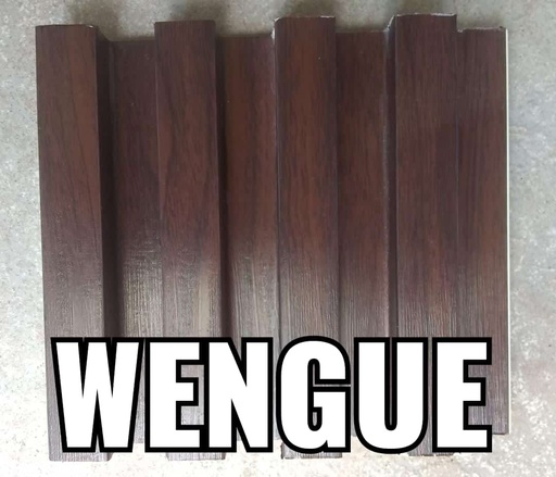 [PAN-GEN-2021022509-4] PANEL PARA PARED PLASTICO WALL PANEL 16 CM X 2.80 MTS COLOR WENGUE MARCA GENPAR DECOR