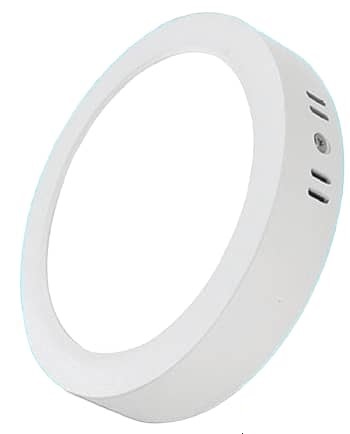 [PAN-LUC-818SCL-3K] PANEL LED SUPERFICIAL REDONDO 8" 18 W 3000 K COMPACTA REF. 818SCL ( 100 - 277 V ) MARCA LUCERNA