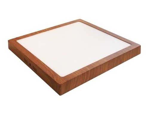 [PAN-LUZ-PB120SQ-6M] PANEL LED SUPERFICIAL CUADRADO COLOR MADERA REF. PB120SQ-6M MARCA LUZ DE ORO
