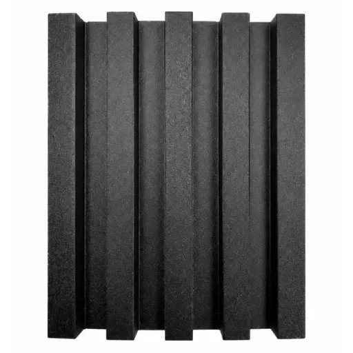 [PAN-NAN-AM20020-79] PANEL P/ PARED WPC WALL PANEL INTERIOR 20CM X 2CM X 2,90 MTS UTIL 18CM NEGRO NANUM LIGHT