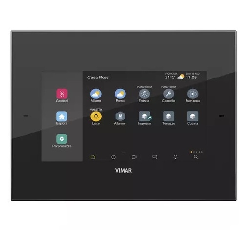 [PAN-VIM-01422] PANTALLA TACTIL IP 7" POE COLOR NEGRO REF. 01422 MARCA VIMAR