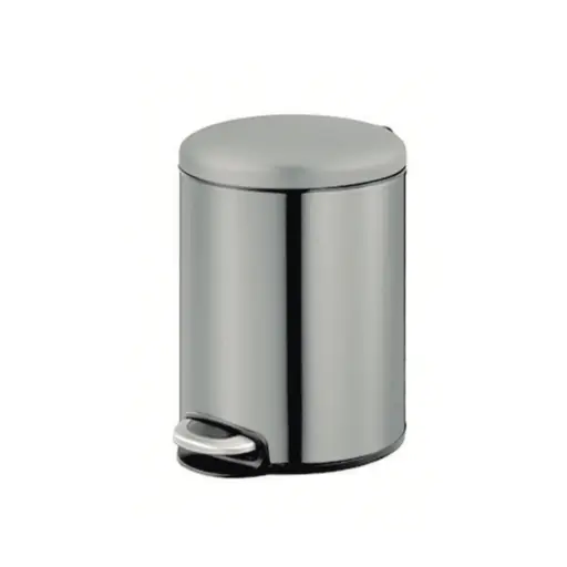 [PAP-EKO-PAP-701] PAPELERA CILINDRICA DE 8 LTS EN ACERO INOXIDABLE CEPILLADA REF. PAP-701 COD.EK-9213 MARCA EKO