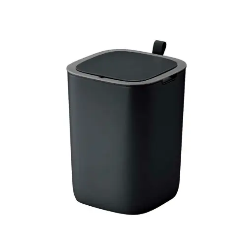 [PAP-EKO-PAP-755] PAPELERA CUADRADA DE 12 LTS NEGRA PLASTICA CON SENSOR REF. PAP-755 COD EK6288 MARCA EKO