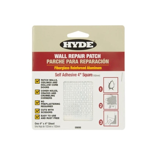 [PAR-HYD-09898] PARCHE PARA REFACCION 4" X 4" REF. 09898 MARCA HYDE