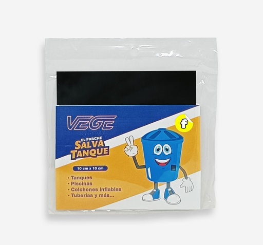 [PAR-VEG-10X10] PARCHE EL SALVA TANQUE 10 CM X 10 CM MARCA VEGE