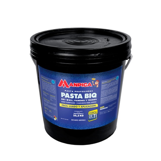 [PAS-MAN-PPB100-40] PASTA PROFESIONAL 4 GL (22.68 KG) PASTABIQ REF. PPB100-40 MARCA MANPICA
