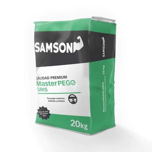[PEG-SAM-GRIS-10K] PEGO GRIS MASTER PEGO SACO 10 KG MARCA SAMSON