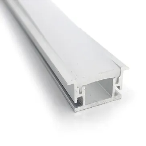 [PER-BAR-ILU.02.08] PERFIL DE ALUMINIO TRANSITABLE PARA CINTA LED 1 MT P/PISO-PARED REF. ILU.02.08 MARCA BARI