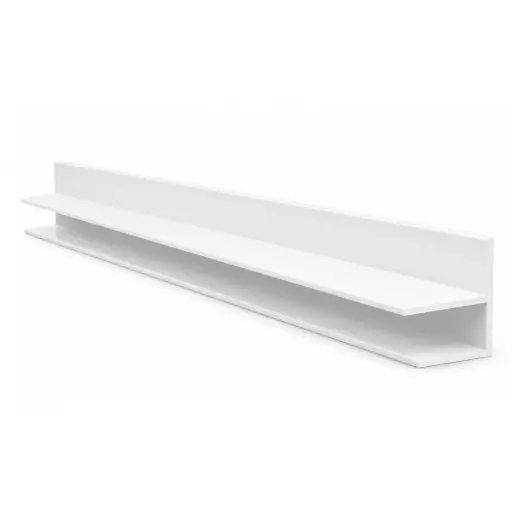 [PER-BUI-IZKPVC05] PERFIL PERIMETRAL 6 MTS PVC TIPO F PARA TERMINACION EN PVC REF. IZKPVC05 MARCA BUILDCO