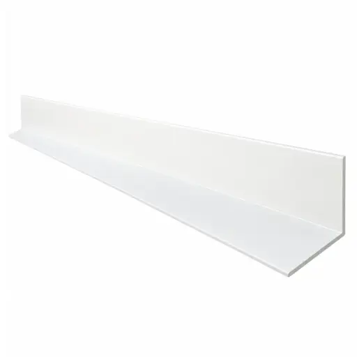 [PER-BUI-IZKPVCPF5] PERFIL ANGULO PARA REMATE 6 MTS PVC TIPO L PARA TERMINACION EN PVC REF. IZKPVCPF5 MARCA BUILDCO