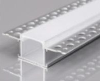 [PER-LUM-LUM-1135] PERFIL DE ALUMINIO PARA EMPOTRAR ALTO P/ DRYWALL 20,5 X 14 X 2MTS REF.LUM-1135 LUMIND