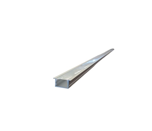 [PER-LUM-LUM-553] PERFIL DE ALUMINIO ALTO P/EMPOTRAR 3.3 X 1.5 CM P/CINTA COB 3 MTS C/DIFUSOR REF.LUM-553 LUMIND