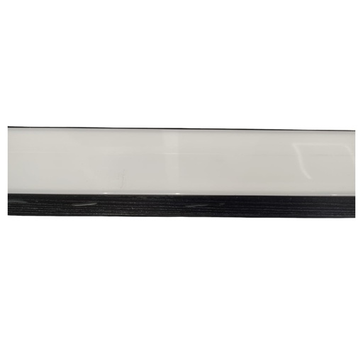 [PER-LUM-LUM-958-B] PERFIL DE ALUMINIO ALTO P/SUPERFICIAL3 MTS COLOR NEGRO REF.LUM-958-B LUMIND