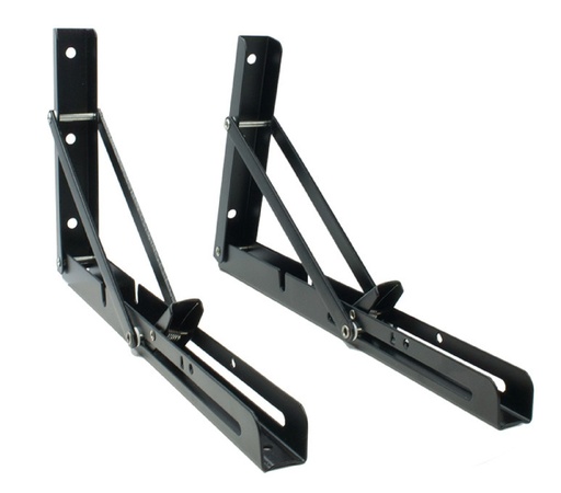 [PIE-ZOE-4231AG] PIE DE AMIGO PLEGABLE DE 12" COLOR NEGRO MOD.ZCE-4231AG REF. DE0056 MARCA ZOE
