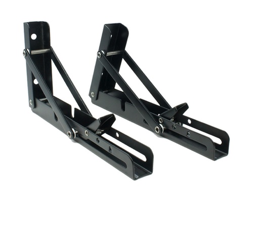 [PIE-ZOE-6729AF] PIE DE AMIGO PLEGABLE DE 8" COLOR NEGRO MOD.ZCE-6729AF REF. DE0055 MARCA ZOE