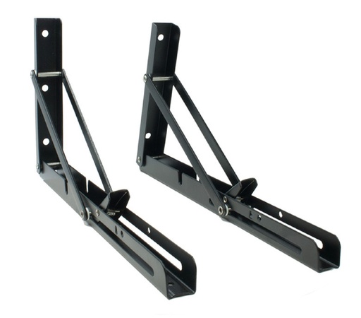 [PIE-ZOE-9949AH] PIE DE AMIGO PLEGABLE DE 16" COLOR NEGRO MOD.ZCE-9949AH REF. DE0057 MARCA ZOE