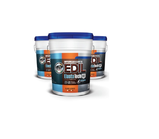 [PIN-EDI-35010503] PINTURA ELASTOMERICA ELASTOTECH PROTECCION P/MANTO ROJO CUÑETE 4,5 GL REF. 35010503 MARCA EDIL