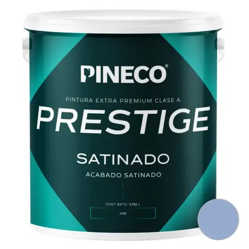 [PIN-PIN-PRS8602A2G] PINTURA DE CAUCHO SATINADO PRESTIGE CLASE "A" COLOR LILA SETOSA 1 GL REF. PRS8602A2G MARCA PINECO