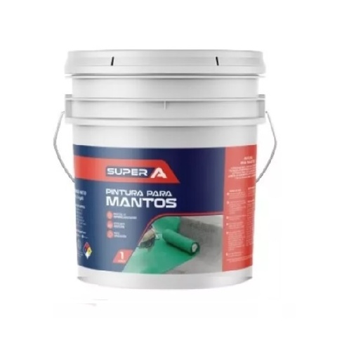 [PIN-SUP-PM-102013] PINTURA PARA MANTO CUÑETE ( 15,14 L ) COLOR NEGRO REF. 00300100102013 MARCA SUPER A
