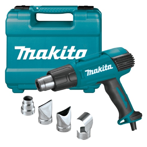 [PIS-MAK-HG6530VK] PISTOLA DE CALOR 2000 W 120 V MAX 650°C C/ PANTALLA LCD REF. HG6530VK / 00004311 / 876001 MAKITA