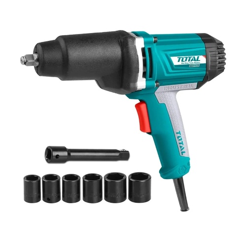 [PIS-TOT-UTIW10101] PISTOLA / LLAVE DE IMPACTO 1/2" 1050W 2300RPM 550Nm C/6 DADOS + 1 EXTENSION 5" REF. UTIW10101 MARCA TOTAL TOTAL