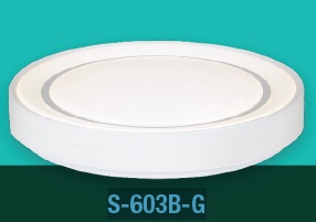 [PLA-LUC-S-603B-G] PLAFON DECORATIVO STARS LED REDONDA 46 W 50CM DIMERIZABLE COLOR BLANCO REF.S-603B-G MARCA LUCERNA