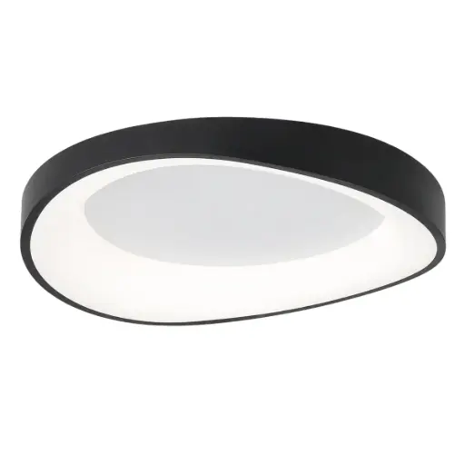 [PLA-LUC-S-703N] PLAFON DE TECHO ORBIX STYLE 40W 42 CM C/CONTROL COLOR NEGRO REF. S-703N MARCA LUCERNA