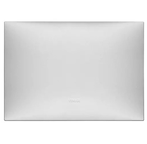 [PLA-VIM-09670.21] PLACA CIEGA 3 MODULOS TECNOPOLIMERO NEVE UP COLOR PLATA MATE REF. 09670.21 MARCA VIMAR