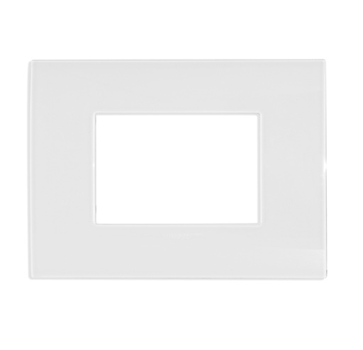 [PLA-VIM-19653.66] PLACA 3 MODULOS CENTRALES CLASSIC REFLEX ARKE COLOR HIELO REF-19653.66 MARCA VIMAR