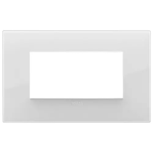 [PLA-VIM-19654.66] PLACA 4 MODULOS CENTRALES CLASSIC REFLEX ARKE COLOR HIELO REF-19654.66 MARCA VIMAR