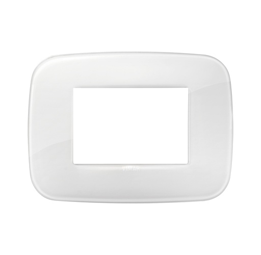 [PLA-VIM-19683.66] PLACA 3 MODULOS CENTRALES CLASSIC REFLEX ARKE COLOR HIELO REF-19683.66 MARCA VIMAR
