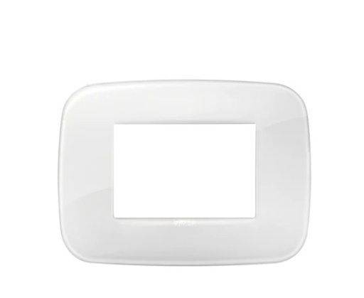 [PLA-VIM-19683.B66] PLACA 3 MODULOS CENTRALES CLASSIC REFLEX ARKE COLOR HIELO REF-19683.B66 MARCA VIMAR