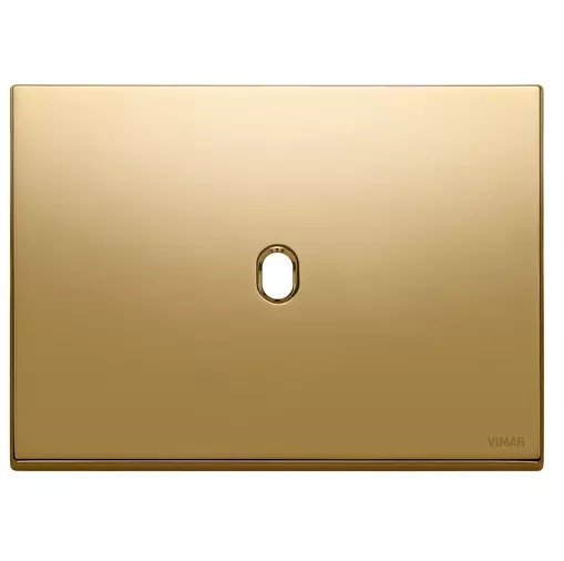 [PLA-VIM-22673.1.82] PLACA 3 MODULOS X 1 INT. COLOR ORO SERIE. EIKON-EXE VINTAGE REF. 22673.1.82 MARCA VIMAR