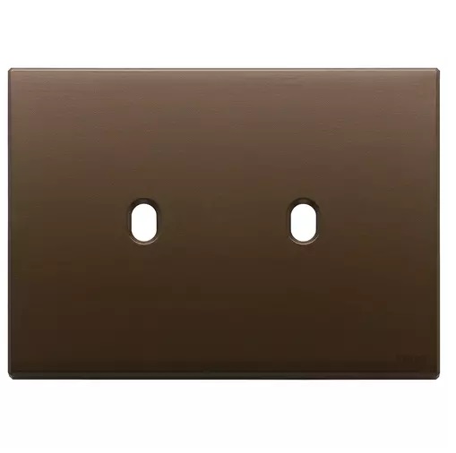 [PLA-VIM-22673.2.12] PLACA 3 MODULOS X 2 INT. COLOR BRONCE OSCURO CEPILLADO SERIE. EIKON-EXE VINTAGE REF 22673.2.12 VIMAR