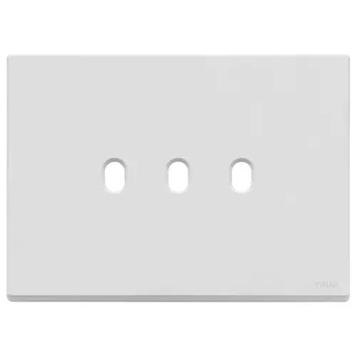 [PLA-VIM-22673.3.01] PLACA 3 MODULOS X 3 INT. COLOR BLANCO MATE SERIE. EIKON-EXE VINTAGE REF. 22673.3.01 MARCA VIMAR