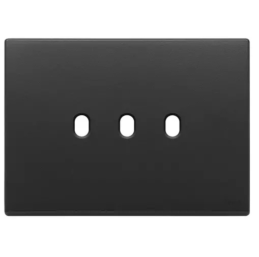 [PLA-VIM-22673.3.03] PLACA 3 MODULOS X 3 INT. COLOR GRIS ANTRACITA SERIE. EIKON-EXE VINTAGE REF. 22673.3.03 MARCA VIMAR