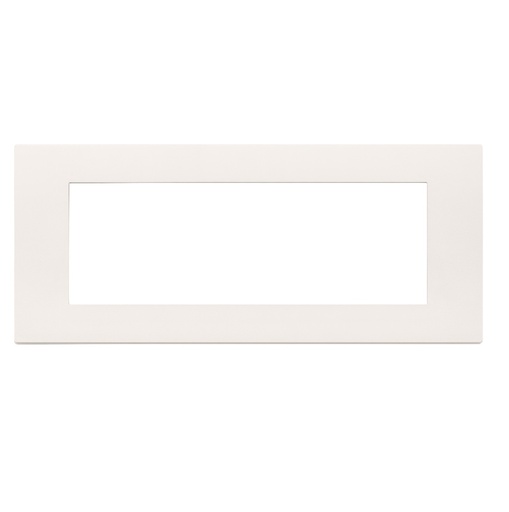 [PLA-VIM-30657.00] PLACA 7 MODULOS CENTRALES TECNOPOLIMERO COLOR BLANCO SERIE LINEA REF. 30657.00 MARCA VIMAR