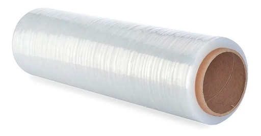 [POL-POL-23MIC2KG] POLISTRECH STRECH FILM 23 MICRAS ROLLOS 2 KG X 50 CM TRANSPARENTE MARCA POLIFILM